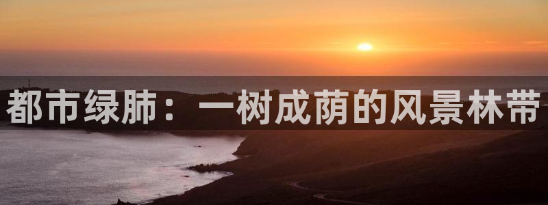 新宝gg娱乐登录地址:都市绿肺:一树成荫的风景林带