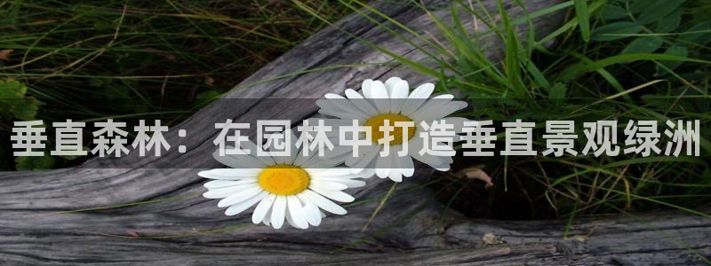 新宝gg集团:垂直森林:在园林中打造垂直景观绿洲